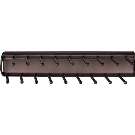 Hardware Resources Dark Bronze 14" Tie Rack 355T-ORB